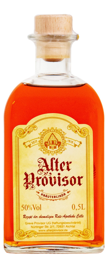 Alter Provisor Kräuterlikör - 0,5L 50% vol